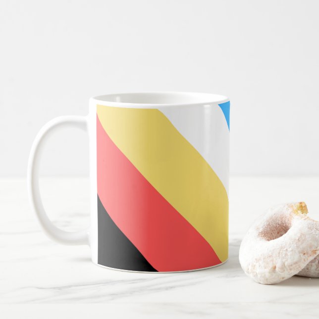 Mug Développer le Mois de la Fierté des personnes hand (Avec donut)