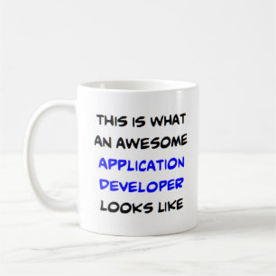 Mug développeur d'applications génial