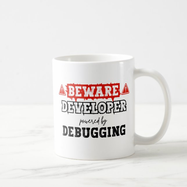Mug Développeur optimisé par le débogage | Programmati (Droite)