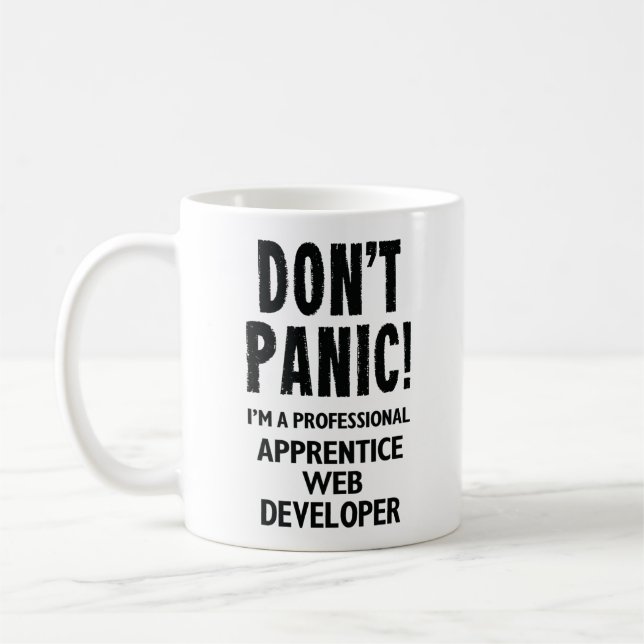 Mug Développeur Web Apprentice (Gauche)