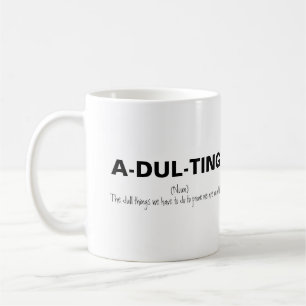 Mug Devenir Adulte, c'est Drôle