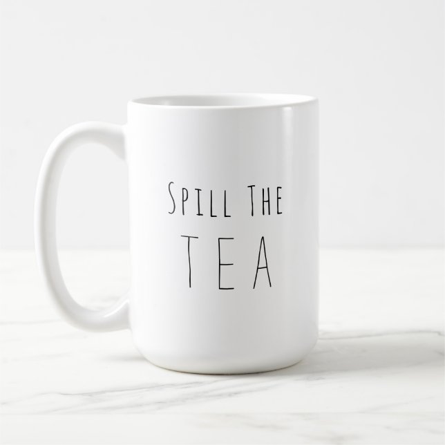 Mug Déverser La Bouge De Thé (Gauche)