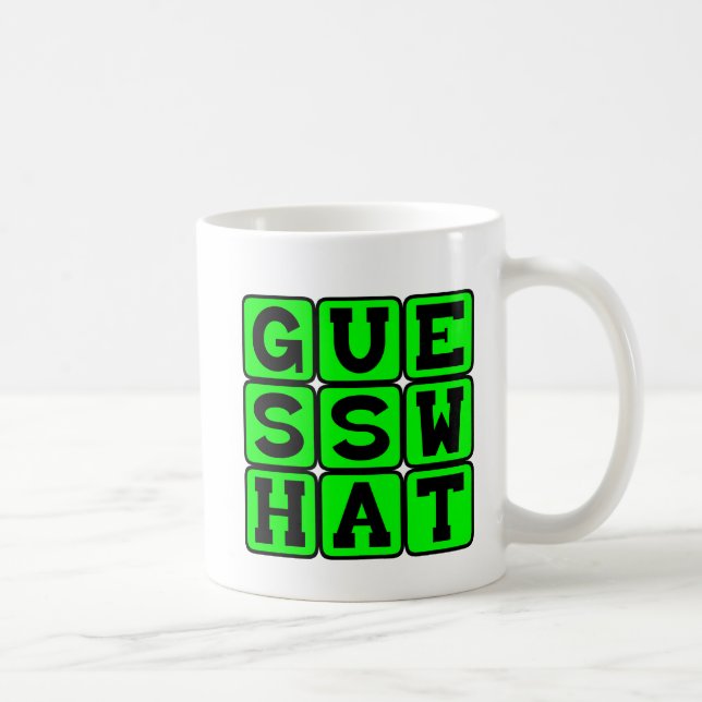 Mug Devine Quoi, Garder Un Secret (Droite)