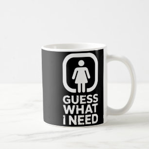 Mug Devinette drôle de ce dont j'ai besoin d'humour