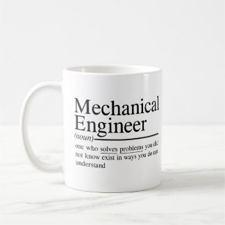 Mug devis amusants pour l'ingénieur mécanique