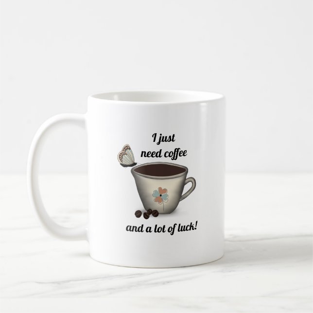Mug Devis | Café et bouillie de café (Gauche)