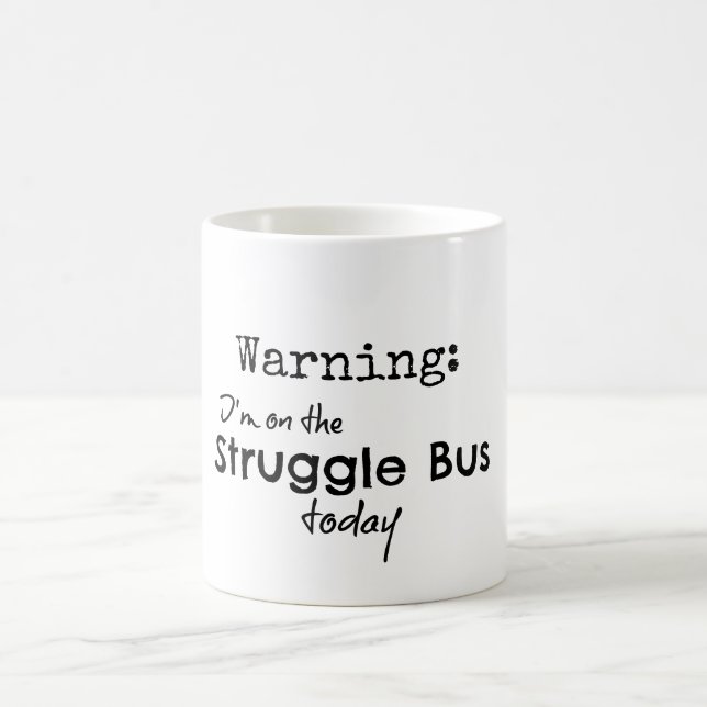 Mug Devis de bus de lutte amusante (Centre)