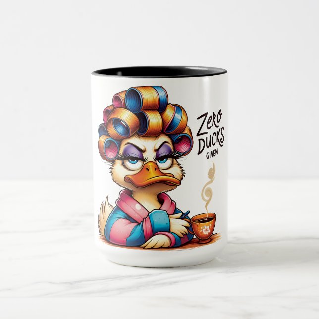 Mug Devis de canard amusant (Centre)