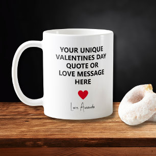 Mug Devis de la Saint-Valentin pour mari unique person