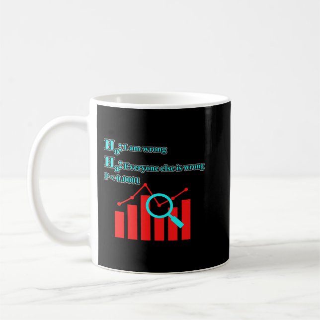 Mug Devis de l'analyste de données scientifique Lover  (Gauche)