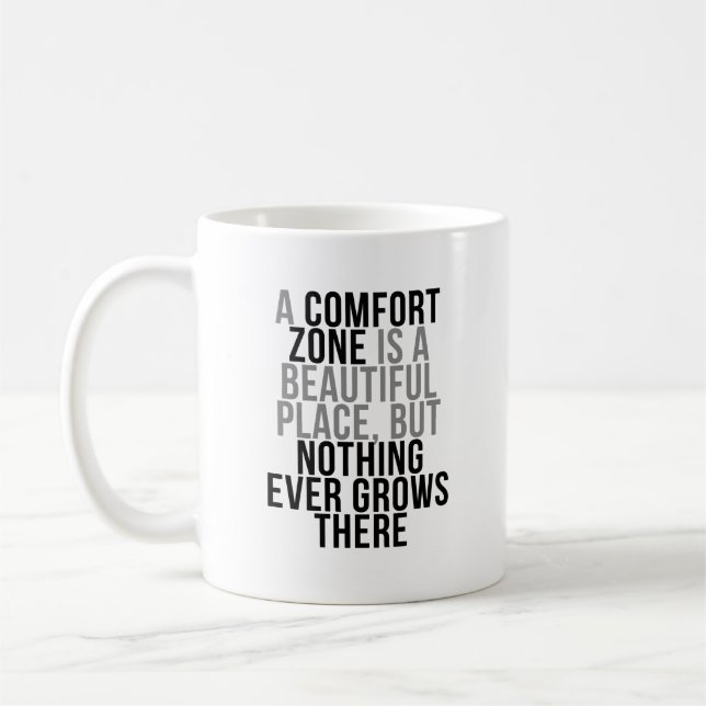 Mug Devis de zone de confort (Gauche)