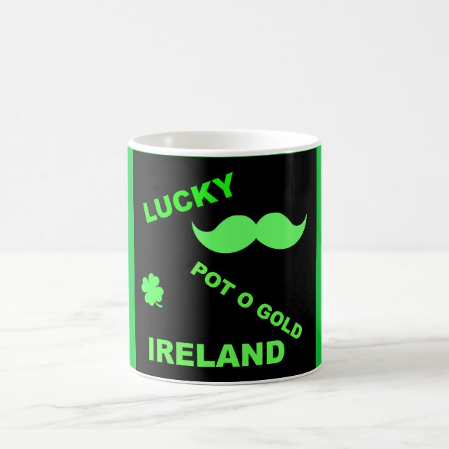 Mug Devis irlandais Lucky Pot o Gold (Centre)