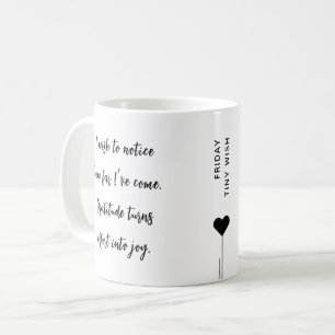 Mug Devis Motivationnel Personnalisé Vendredi