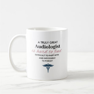 Mug Devis personnalisé d'audiologiste exceptionnel