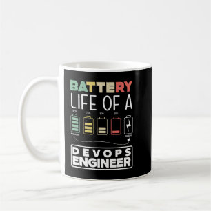 Mug DevOps Ingénieur Batterie Vie Cloud Informatique