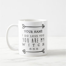 Mug d'Halloween personnalisé - Sorcière