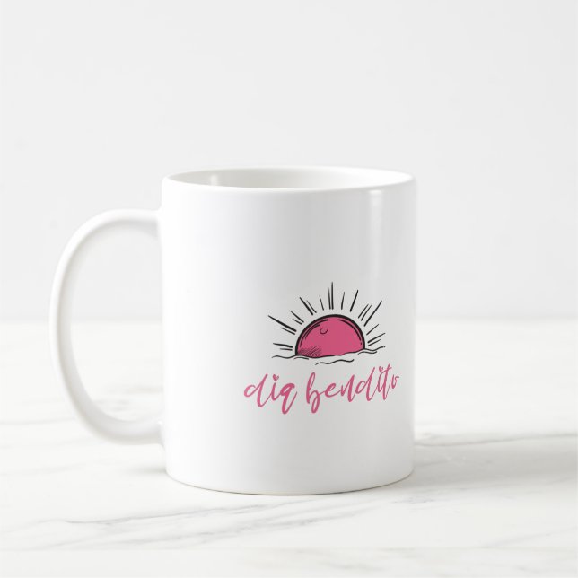 Mug Dia Bendito Ont Une Bonne Journée (Gauche)