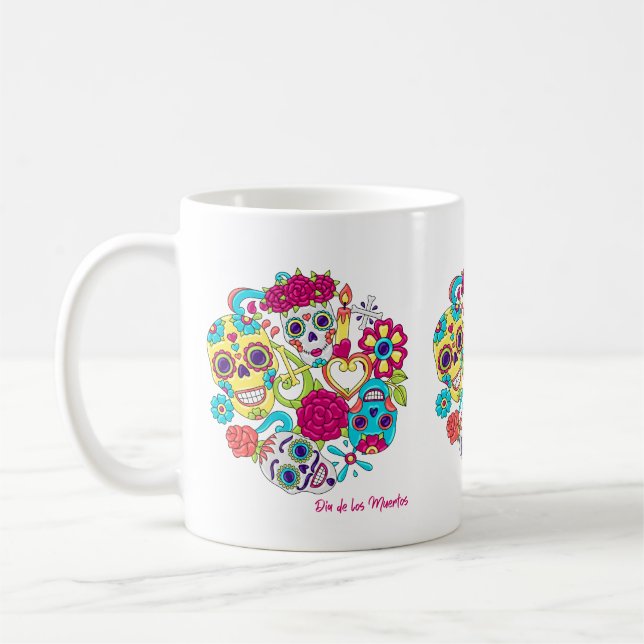 Mug Dia de Los Muertos (Gauche)