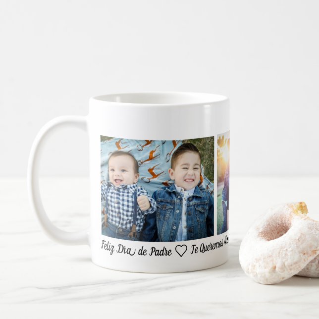 Mug Día de Padre de Feliz (Avec donut)