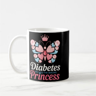 Mug Diabète a choisi les mauvais princesType 1 Diabète