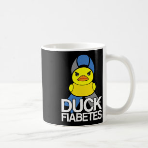 Mug Diabète de type 1 Canard Fiabetes T1d Sensibilisat