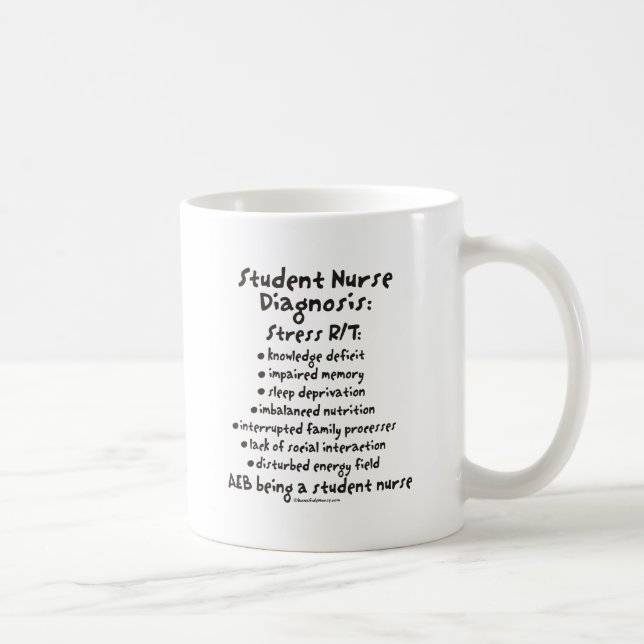 Mug Diagnostic d'élève-infirmière : Effort (Droite)