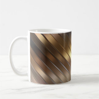 Mug Diagonal doré abstrait élégant arrière - plan.