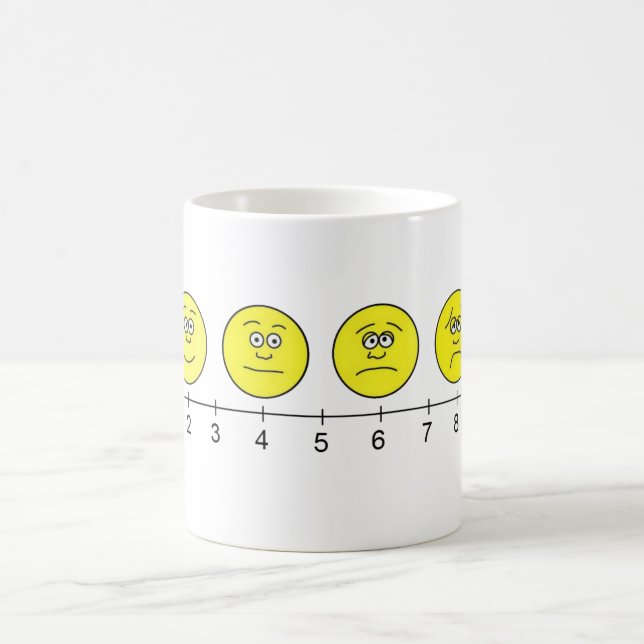 Mug Diagramme d'échelle de douleur (Centre)