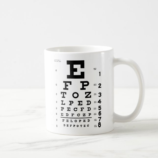 Mug Diagramme d'oeil (Droite)