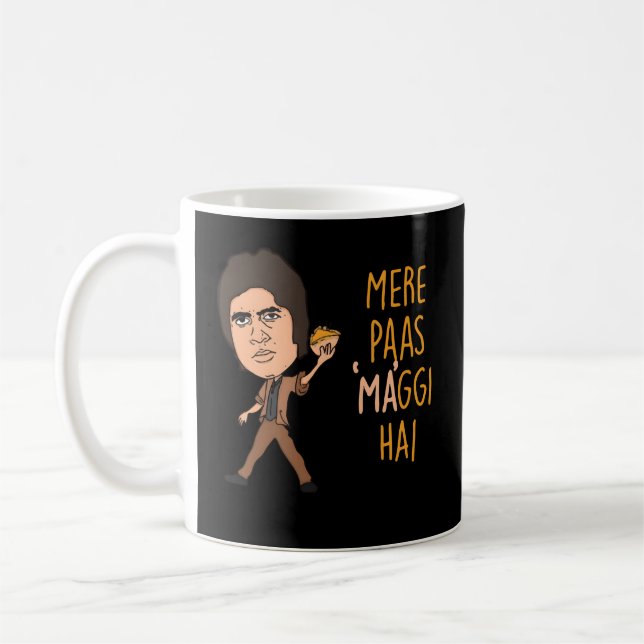 Mug Dialogue Hindi Desi Bollywood Mere Paas Ma Hai (Gauche)