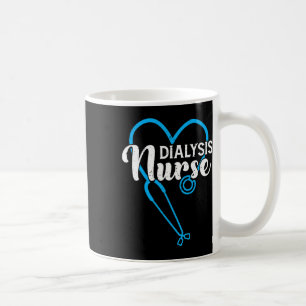 Mug Dialyse Infirmière Stethoscope Maladie rénale Néph