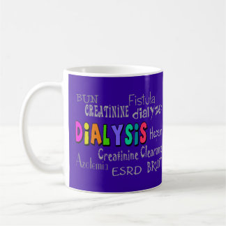 Mug Dialyse Terminologie Cadeaux Porte - clé pourpre a