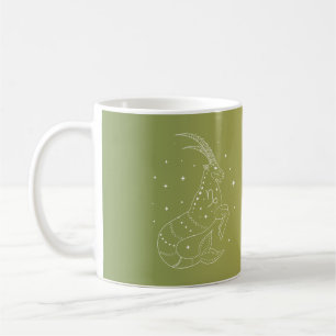 Mug Diamètre du signe étoile du zodiaque de Capricorne