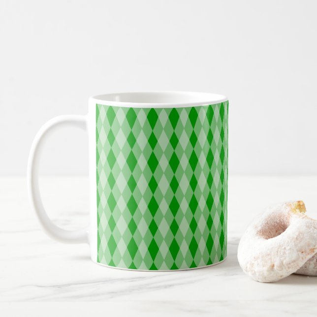 Mug - Diamonds Overlapping (With Donut)