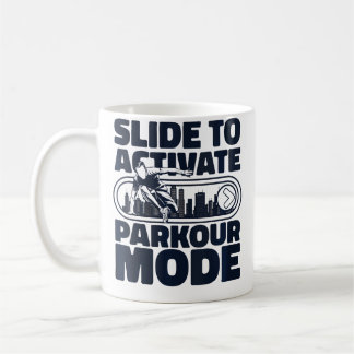 Mug Diapositive féminine pour activer le mode Parkour