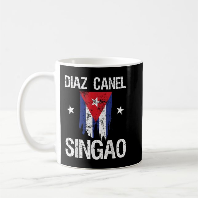 Mug Diaz Canel Singao Cuba (Gauche)