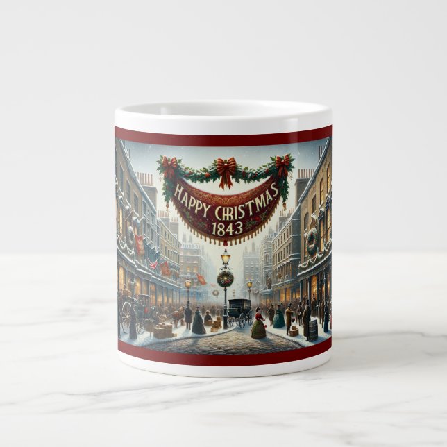 Mug Dicken 'Joyeux Noël 1843' (Devant)
