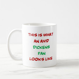 Mug dickens charles fan, avide