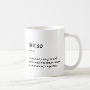 Mug Dictionnaire de définition d'infirmière