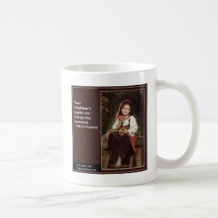 Mug Dicton Yiddish Concernant les Pommes & Graphique