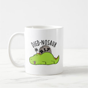 Mug Died-nosaur Blagues drôles de dinosaures 