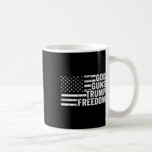 Mug Dieu Armes Trump Liberté - Chrétien Drôle Pro Arme