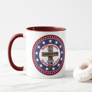 Mug Dieu bénisse l'Amérique, ma maison douce maison, c