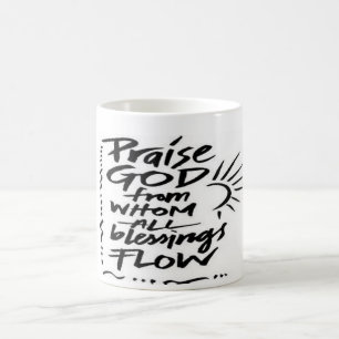 Mug Dieu d'éloge dont toutes les bénédictions coule