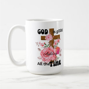 Mug Dieu est bon tout le temps dicton chrétien 