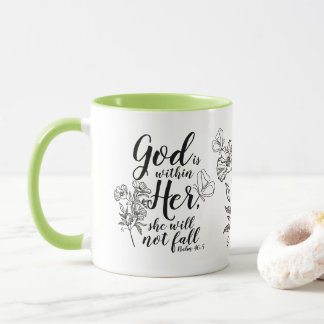 Mug Dieu est dans son psaume 46:5 Bible Verse Don