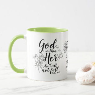 Mug Dieu est dans son psaume 46:5 Bible Verse Don