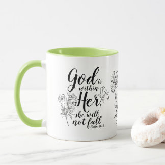 Mug Dieu est dans son psaume 46:5 Bible Verse Don