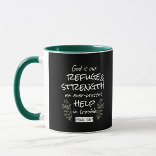 Mug "Dieu est notre refuge et notre force" Psaume 46:1