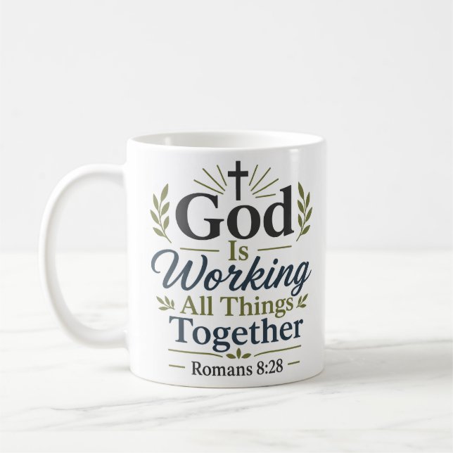Mug Dieu fait que toutes choses concourent à la vérité (Gauche)
